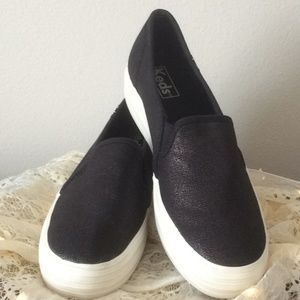 keds triple decker metallic